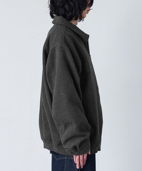 MDR(エムディアール)の「『ショートジップアップブルゾン』(ブルゾン・メンズ・ブラック/チャコール・L/M)」の7枚目の写真