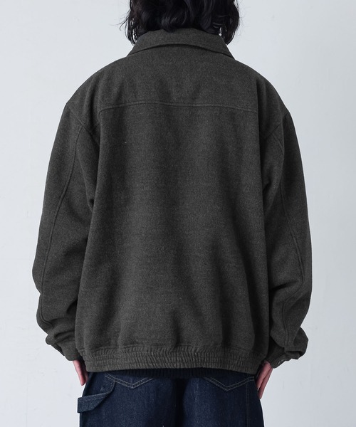 MDR(エムディアール)の「『ショートジップアップブルゾン』(ブルゾン・メンズ・ブラック/チャコール・L/M)」の8枚目の写真