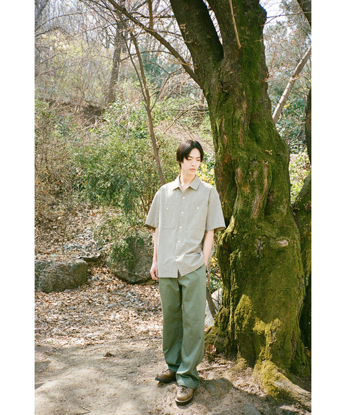 HORLISUN(ホーリーサン)の「Joshua TD check Open Collar Shirt Beige(シャツ/ブラウス・レディース・その他・SMALL/MEDIUM/LARGE)」の4枚目の写真