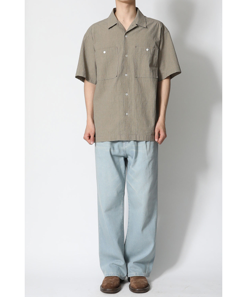 HORLISUN(ホーリーサン)の「Joshua TD check Open Collar Shirt Beige(シャツ/ブラウス・レディース・その他・SMALL/MEDIUM/LARGE)」の5枚目の写真