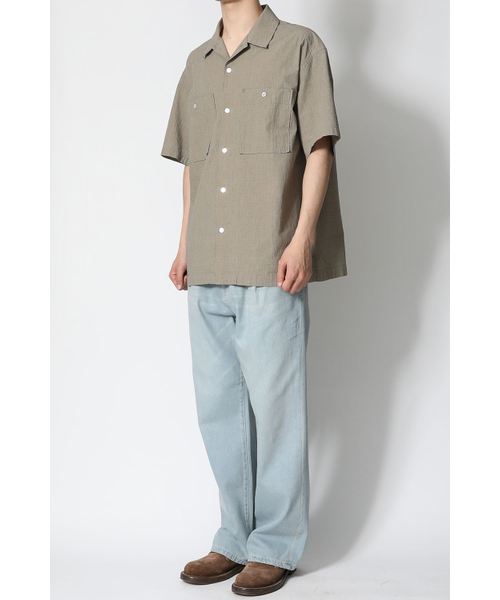 HORLISUN(ホーリーサン)の「Joshua TD check Open Collar Shirt Beige(シャツ/ブラウス・レディース・その他・SMALL/MEDIUM/LARGE)」の6枚目の写真