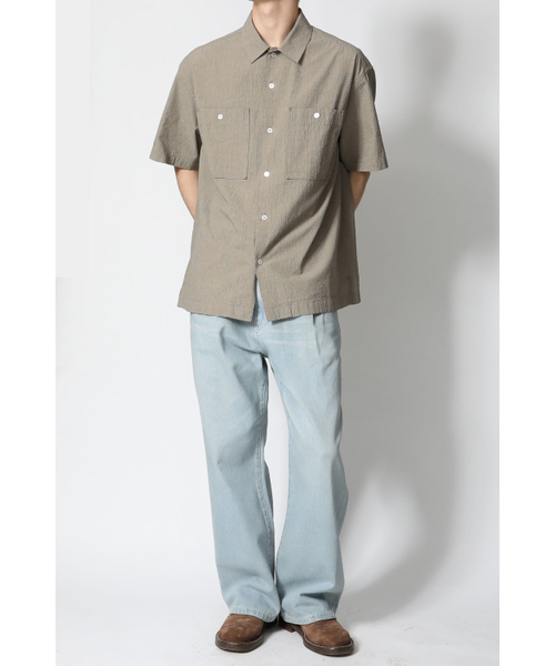 HORLISUN(ホーリーサン)の「Joshua TD check Open Collar Shirt Beige(シャツ/ブラウス・レディース・その他・SMALL/MEDIUM/LARGE)」の9枚目の写真