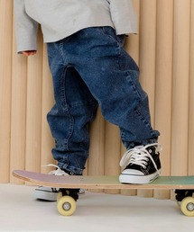 MAKE YOUR DAY（メイクユアデイ）の「デニムテーパードパンツ■80～140cm（デニムパンツ）」