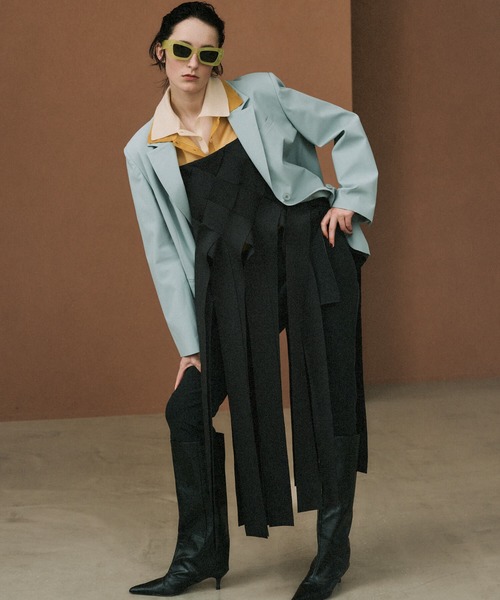 MAISON SPECIAL（メゾンスペシャル）の「Cross Fringe Dress/クロス