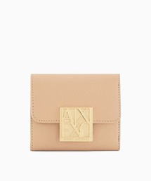 ARMANI EXCHANGE（アルマーニエクスチェンジ）の「【A|X アルマーニ エクスチェンジ】＜オンライン限定＞BOXロゴバックル 三つ折りミニウォレット（財布）」