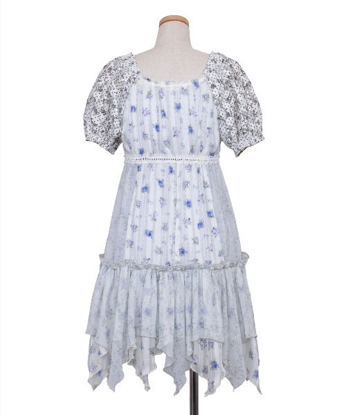 rurumu:（ルルムウ）の「rurumu:/ルルムウ/hiffon layered front open dress（ワンピース・レディース・アイボリー/ブラック/ラベンダー・F）」の7枚目の写真