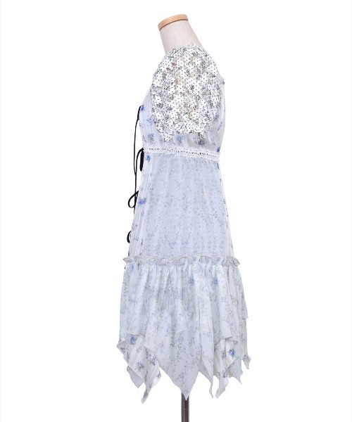 rurumu:（ルルムウ）の「rurumu:/ルルムウ/hiffon layered front open dress（ワンピース・レディース・アイボリー/ブラック/ラベンダー・F）」の11枚目の写真
