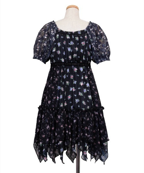 rurumu:（ルルムウ）の「rurumu:/ルルムウ/hiffon layered front open dress（ワンピース・レディース・アイボリー/ブラック/ラベンダー・F）」の13枚目の写真