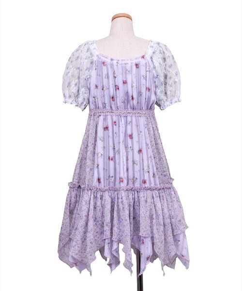 rurumu:（ルルムウ）の「rurumu:/ルルムウ/hiffon layered front open dress（ワンピース・レディース・アイボリー/ブラック/ラベンダー・F）」の21枚目の写真