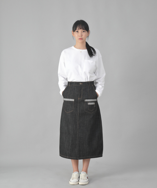SAINTCREW(セントクルー)の「7PK デニムロングスカート 7PLS-1308 ブラックデニム(スカート・レディース・その他・MEDIUM/LARGE/X-LARGE)」の5枚目の写真