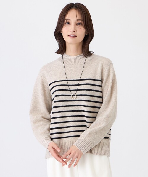 セール】【ウォッシャブル】エアリーウールニットプルオーバー（ニット