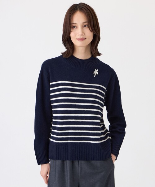 セール】【ウォッシャブル】エアリーウールニットプルオーバー（ニット