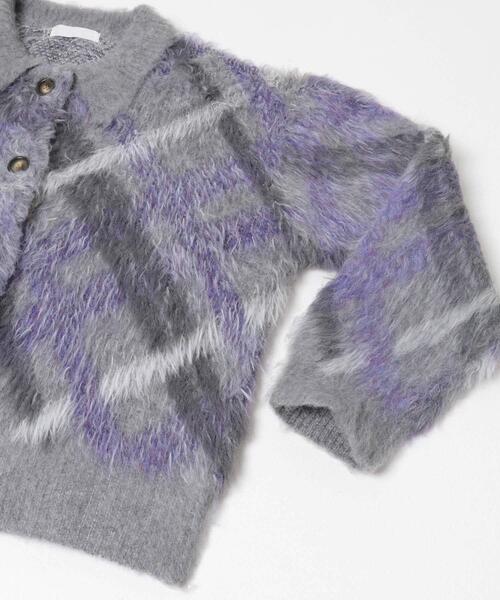 SENSE OF PLACE by URBAN RESEARCH（センスオブプレイスバイアーバンリサーチ）の「『洗濯可』エリツキチェックカーディガン（カーディガン/ボレロ・レディース・ブルー系その他/ブラウン系その他/グレー系その他・ONE）」の12枚目の写真