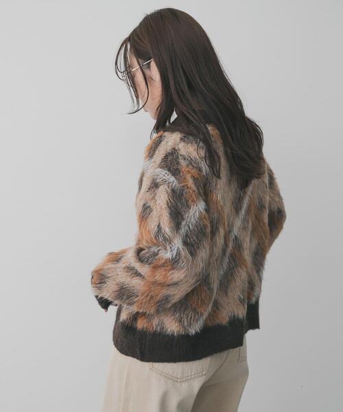 SENSE OF PLACE by URBAN RESEARCH（センスオブプレイスバイアーバンリサーチ）の「『洗濯可』エリツキチェックカーディガン（カーディガン/ボレロ・レディース・ブルー系その他/ブラウン系その他/グレー系その他・ONE）」の17枚目の写真