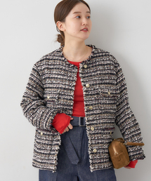 GIOLICA ツイードジャケット（ノーカラージャケット）｜IENA（イエナ