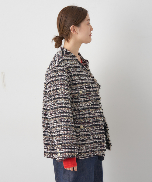 セール】LESAGEツイードジャケット（ノーカラージャケット）｜IENA