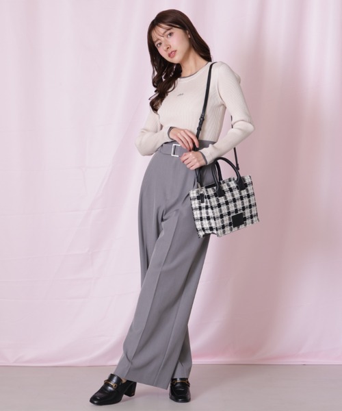 ツイードチェックトート（トートバッグ）｜JILL by JILL STUART