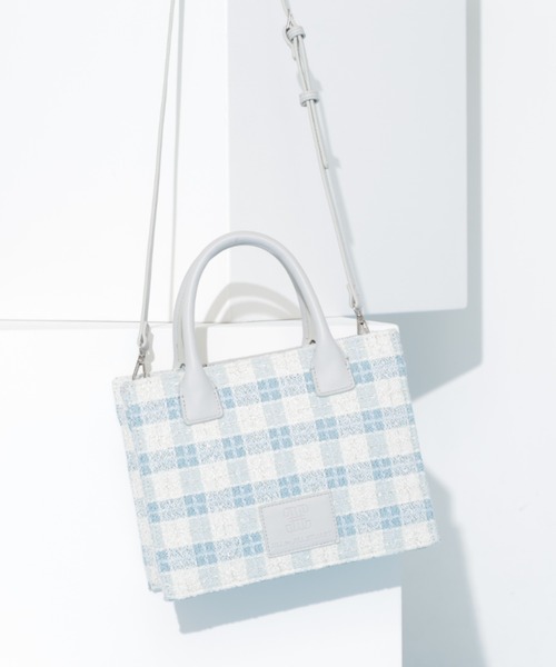 JILL by JILL STUART（ジルバイジルスチュアート）の「ツイードチェックトート（トートバッグ・レディース・ピンク/ブルー/ブラック・FREE）」の7枚目の写真