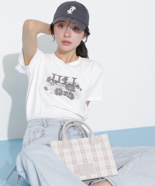 JILL by JILL STUART（ジルバイジルスチュアート）の「ツイードチェックトート（トートバッグ・レディース・ピンク/ブルー/ブラック・FREE）」の18枚目の写真