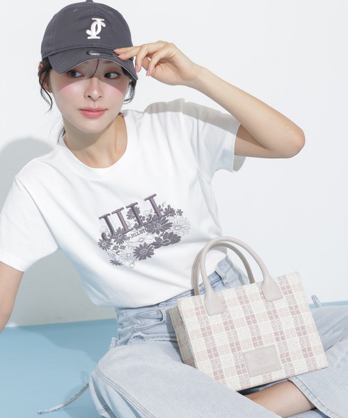 JILL by JILL STUART（ジルバイジルスチュアート）の「ツイードチェックトート（トートバッグ・レディース・ピンク/ブルー/ブラック・FREE）」の20枚目の写真