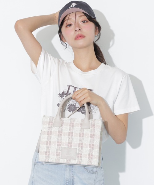 JILL by JILL STUART（ジルバイジルスチュアート）の「ツイードチェックトート（トートバッグ・レディース・ピンク/ブルー/ブラック・FREE）」の16枚目の写真