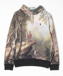 新品タグ付き♡ラルフローレン♡ボーダーショート丈パーカー　ワンポイント刺繍 新品タグ付き♡ラルフローレン♡ボーダーショート丈パーカーワン