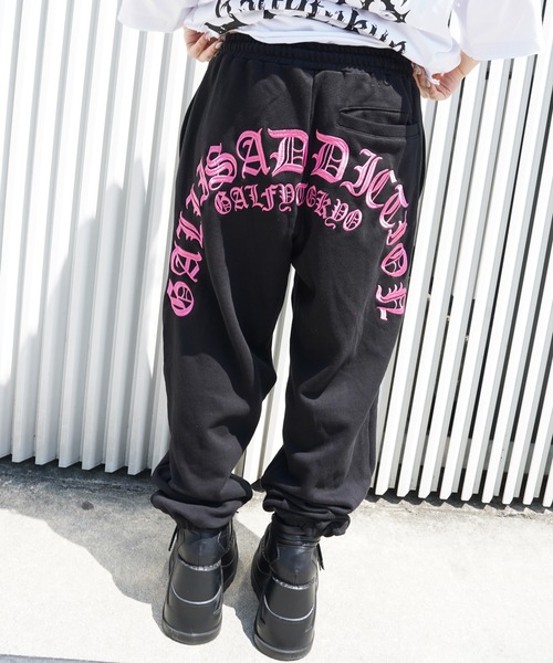 GALFY(ガルフィー)の「【別注】GA×GALFY-安心ロゴのスウェットパンツ(スウェットパンツ・メンズ・ホワイト/カモフラージュ/ブラック/ブラック系2・XL/L/S)」の1枚目の写真