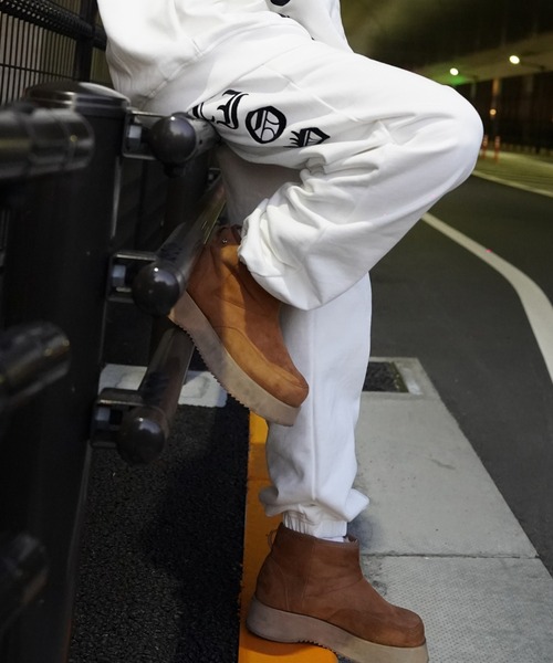 GALFY(ガルフィー)の「【別注】GA×GALFY-安心ロゴのスウェットパンツ(スウェットパンツ・メンズ・ホワイト/カモフラージュ/ブラック/ブラック系2・XL/L/S)」の9枚目の写真