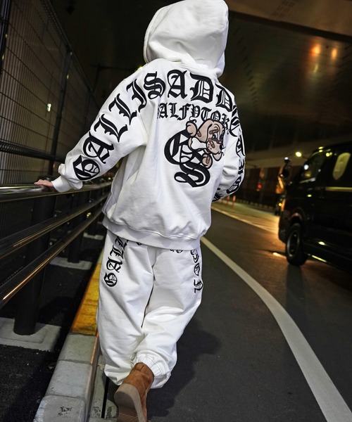 GALFY(ガルフィー)の「【別注】GA×GALFY-安心ロゴのスウェットパンツ(スウェットパンツ・メンズ・ホワイト/カモフラージュ/ブラック/ブラック系2・XL/L/S)」の14枚目の写真