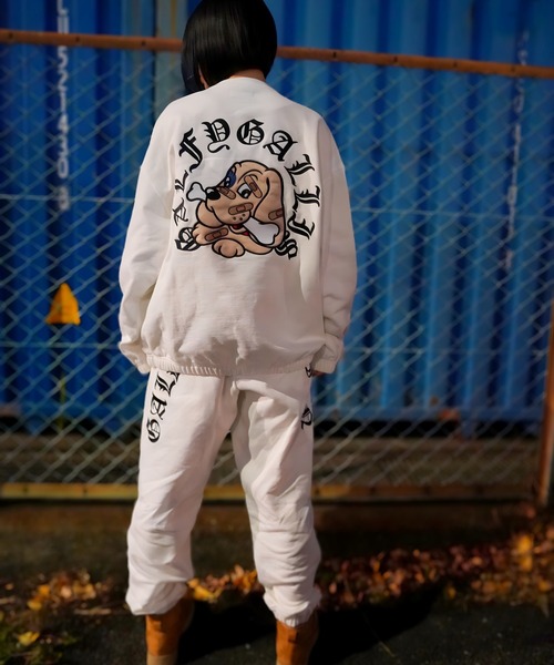 GALFY(ガルフィー)の「【別注】GA×GALFY-安心ロゴのスウェットパンツ(スウェットパンツ・メンズ・ホワイト/カモフラージュ/ブラック/ブラック系2・XL/L/S)」の18枚目の写真