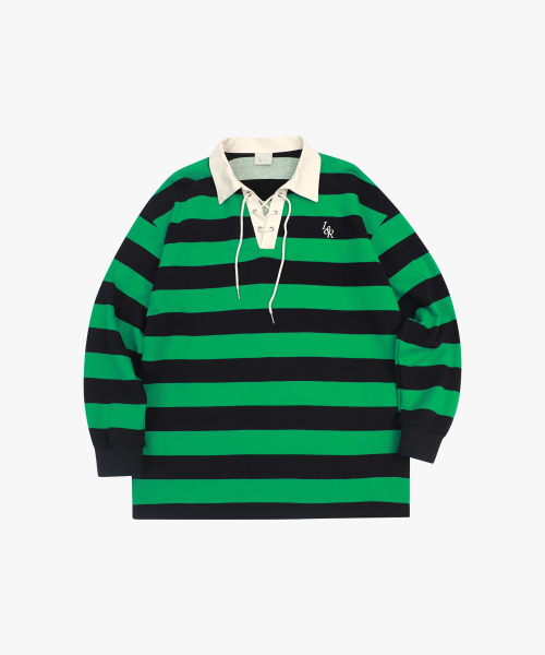 LOSSYROW（ロッシロー）の「Rope-stripe sweatshirt Green（スウェット・レディース・グリーン・FREE）」の5枚目の写真