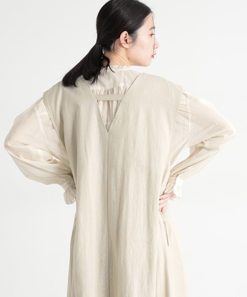 studio CLIP（スタディオクリップ）の「《natural by clip》スクエアドット刺繍ブラウス（シャツ/ブラウス・レディース・アイボリー/ブラック・FREE）」の17枚目の写真