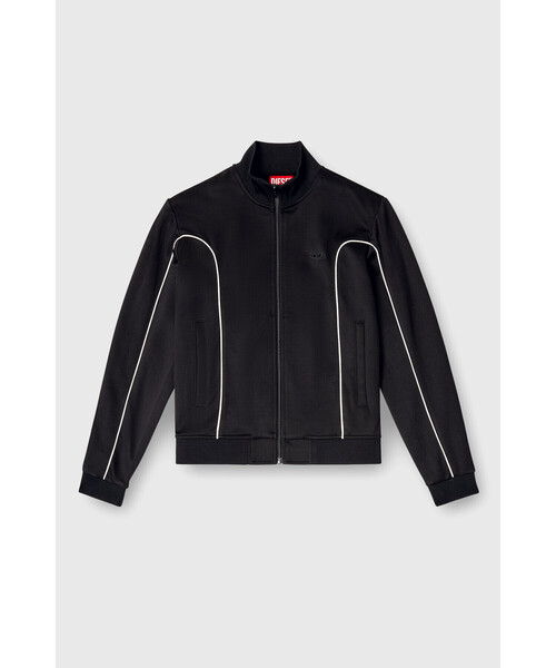 DIESEL（ディーゼル）の「ウィメンズ ジャケット F-LOCKING-OD（スウェット・レディース・ブラック・X-LARGE/X-SMALL/SMALL/MEDIUM/LARGE）」の2枚目の写真