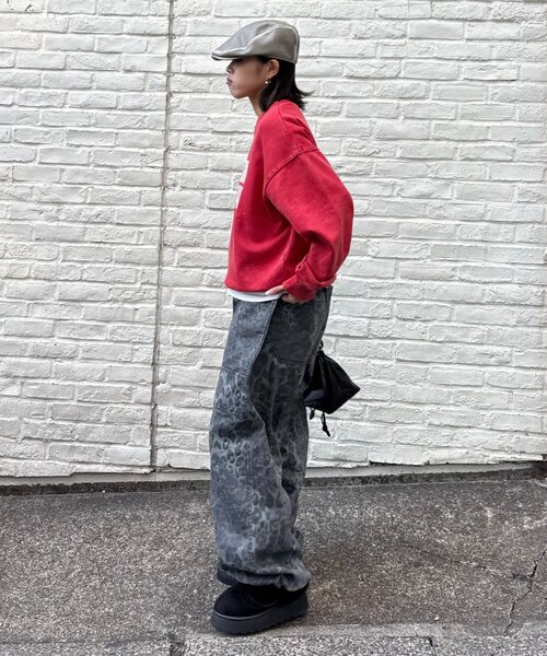 CIAOPANIC TYPY（チャオパニックティピー）の「【UNISEX】レザーハンチング（ハット・レディース・ブラウン/グレー・ONE SIZE）」の10枚目の写真