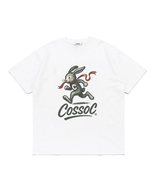 COSO（コソ）の「ランラビットラン 半袖Tシャツ(GREY)（Tシャツ/カットソー・レディース・グレー・M/L/S）」の2枚目の写真