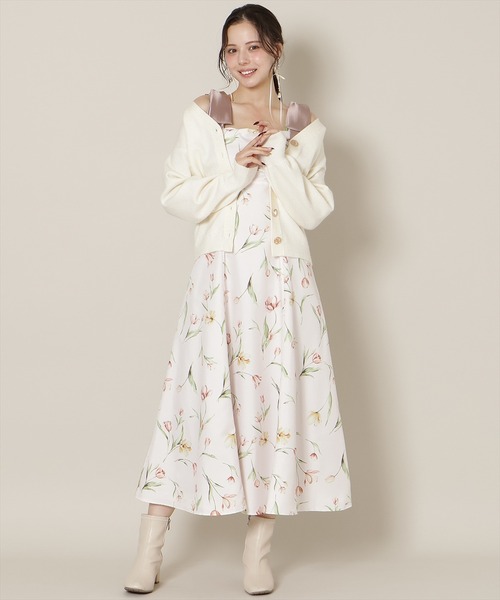 WILLSELECTION（ウィルセレクション）の「ミドルゲージカーディガン（カーディガン/ボレロ・レディース・オフホワイト/ブルー/ピンク/ライトグレー・FREE）」の12枚目の写真