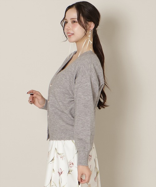 WILLSELECTION（ウィルセレクション）の「ミドルゲージカーディガン（カーディガン/ボレロ・レディース・オフホワイト/ブルー/ピンク/ライトグレー・FREE）」の15枚目の写真