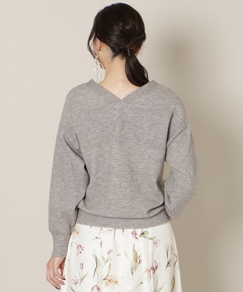 WILLSELECTION（ウィルセレクション）の「ミドルゲージカーディガン（カーディガン/ボレロ・レディース・オフホワイト/ブルー/ピンク/ライトグレー・FREE）」の16枚目の写真