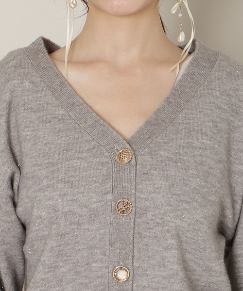 WILLSELECTION（ウィルセレクション）の「ミドルゲージカーディガン（カーディガン/ボレロ・レディース・オフホワイト/ブルー/ピンク/ライトグレー・FREE）」の17枚目の写真