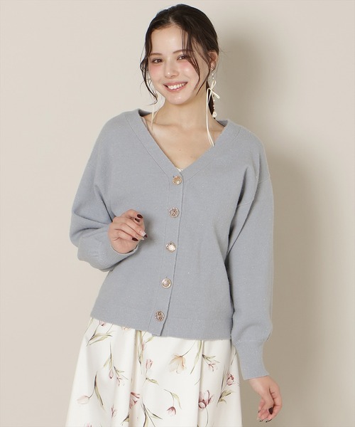 WILLSELECTION（ウィルセレクション）の「ミドルゲージカーディガン（カーディガン/ボレロ・レディース・オフホワイト/ブルー/ピンク/ライトグレー・FREE）」の22枚目の写真