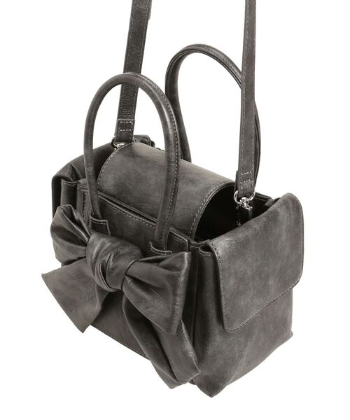 EMODA（エモダ）の「リボンボックスバッグ（ハンドバッグ・レディース・ブラウン/ブラック/ブルー・FREE）」の13枚目の写真