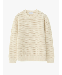 LEMARD（ルマード）の「スカシラウンドニット - アイボリー（ニット/セーター）」