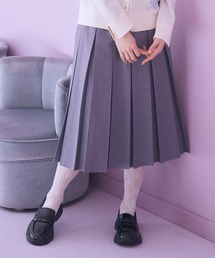 タックプリーツミディスカート