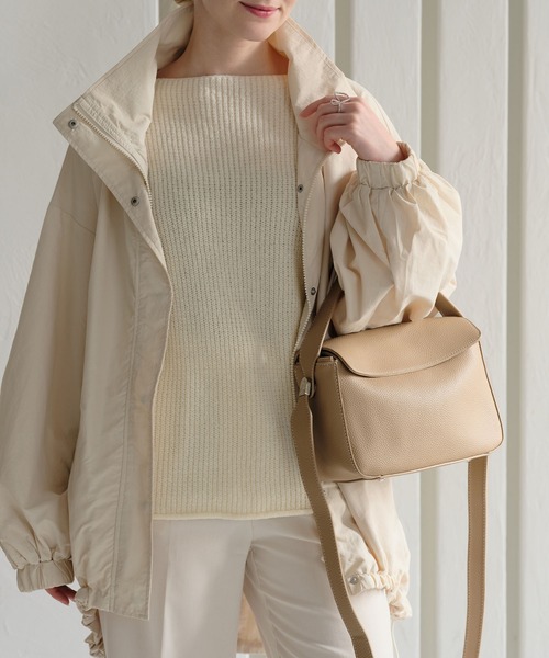 ZAKKA-BOX(ザッカボックス)の「2WAYハンドルフラップバッグ(リボンスカーフ付き)(ショルダーバッグ・レディース・アイボリー/ブラック/ベージュ・FREE)」の20枚目の写真