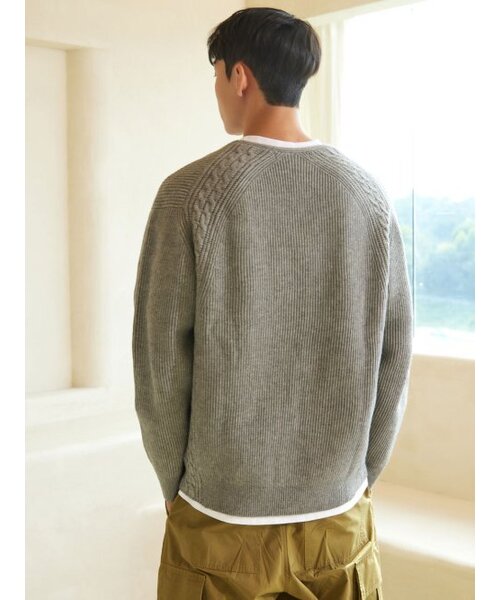 AYIHOLIC CASHMERE（アイホリックカシミア）の「ダブルジップ ゴルジ ワイカーディガン メランジグレー #3COLOR（カーディガン/ボレロ・レディース・その他・M/L）」の3枚目の写真