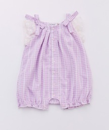 LaStella（ラステラ）の「リボンギャザーロンパス/baby（ロンパース）」