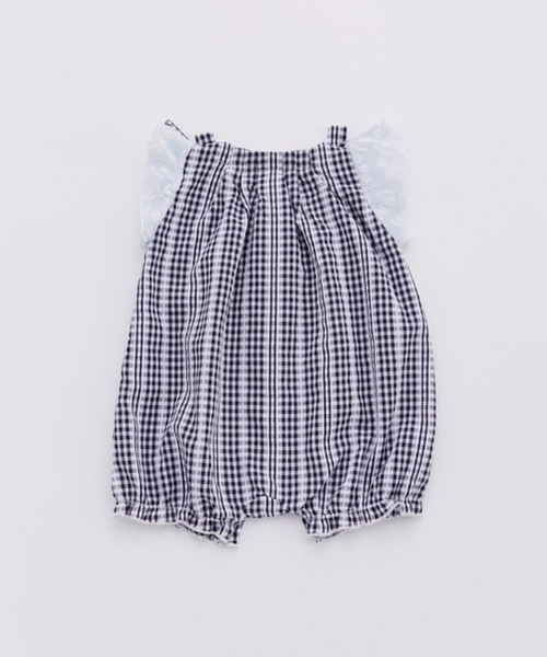 LaStella（ラステラ）の「リボンギャザーロンパス/baby（ロンパース・キッズ・ライトブルー/ブラック/パープル/ダークブルー・70/80）」の13枚目の写真