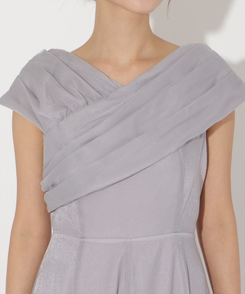 AND COUTURE（アンドクチュール）の「チュールカシュクールドレス（ドレス・レディース・ブラック/ライトグレー/ピンク・FREE）」の12枚目の写真