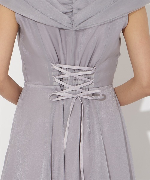 AND COUTURE（アンドクチュール）の「チュールカシュクールドレス（ドレス・レディース・ブラック/ライトグレー/ピンク・FREE）」の14枚目の写真