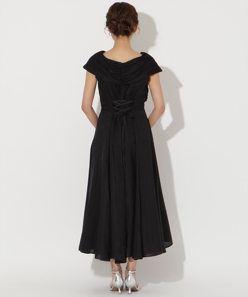 AND COUTURE（アンドクチュール）の「チュールカシュクールドレス（ドレス・レディース・ブラック/ライトグレー/ピンク・FREE）」の5枚目の写真